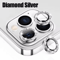 3Piece Tempered Glass Metal Camera Lens Protector For IPhone 4
