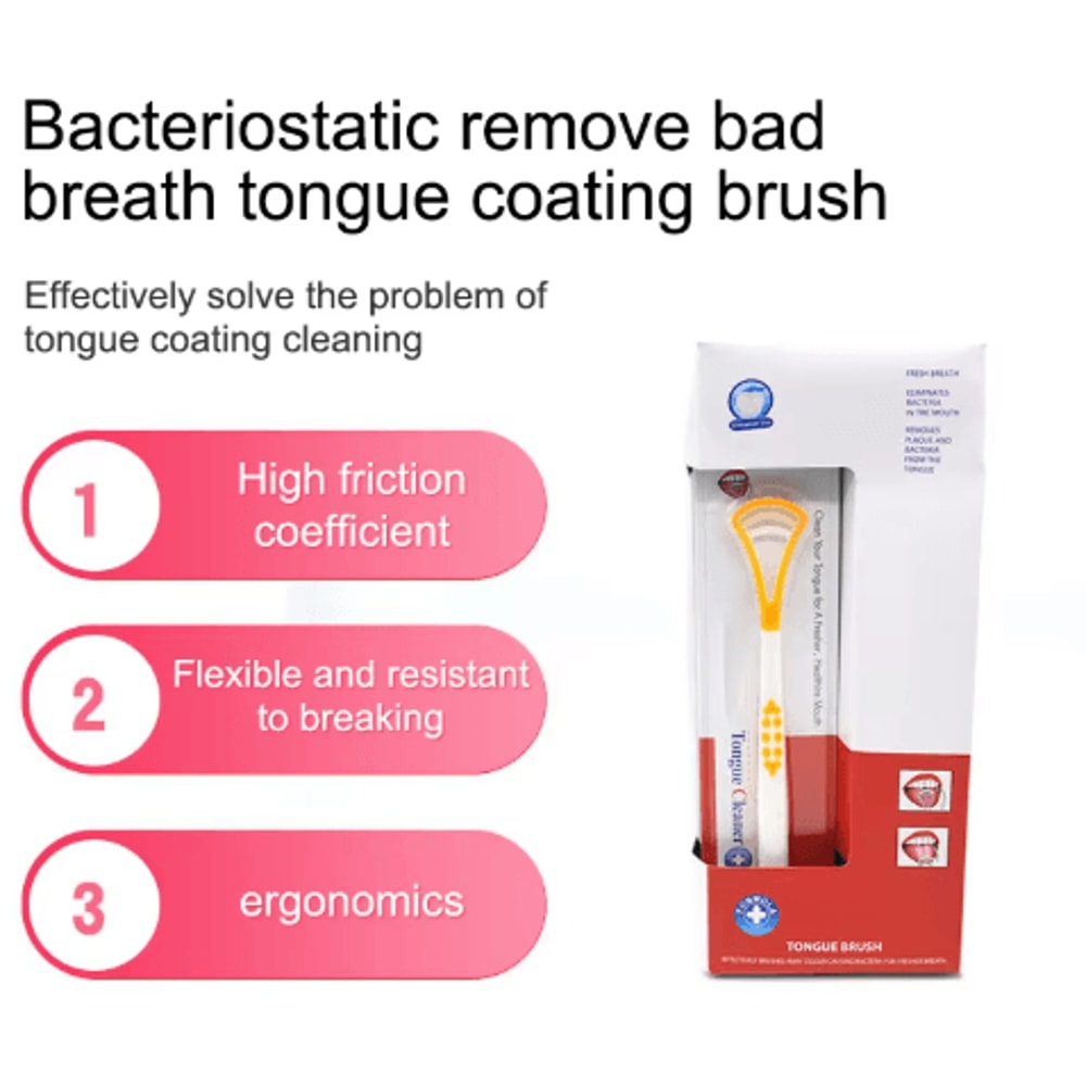 Stainless Steel Tongue Scraper For Fresh Breath Daily Oral Care 5