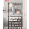 5Layer Multifunctional Shoe Coat Rack With Integrated Storage 2Piece Set 2