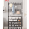 5Layer Multifunctional Shoe Coat Rack With Integrated Storage 2Piece Set 2