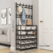 5Layer Multifunctional Shoe Coat Rack With Integrated Storage 2Piece Set 6