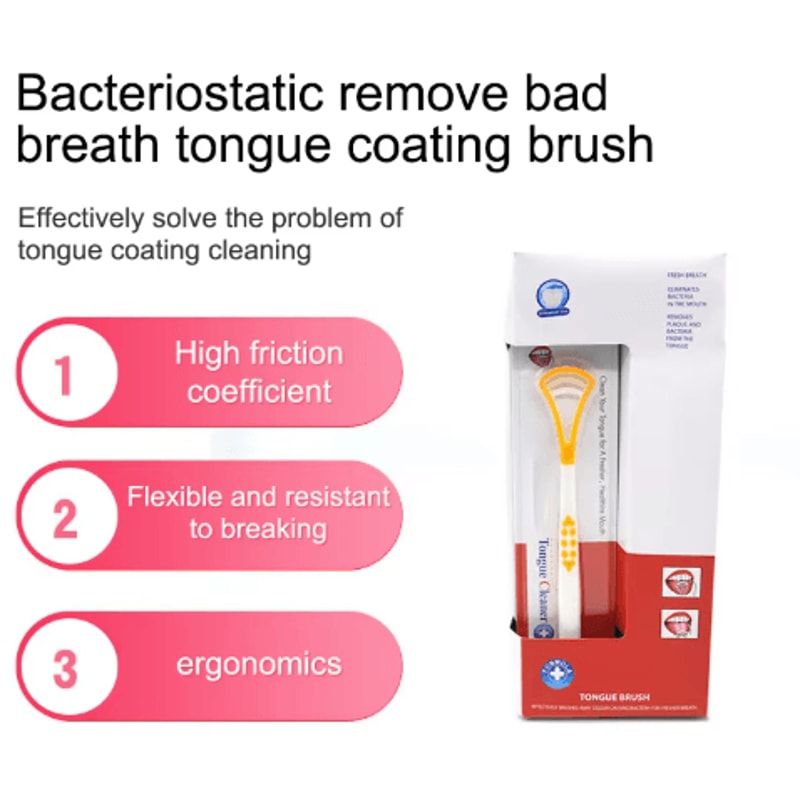 Tongue Scraper For Deep Cleaning Fresh Breath Daily Oral Care 5