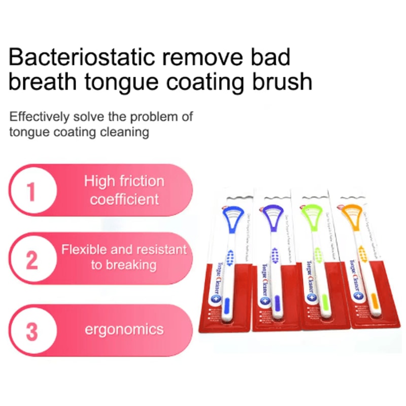 Tongue Scraper For Deep Cleaning Fresh Breath Daily Oral Care 6
