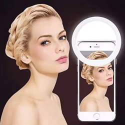 36 led clip-on selfie ring light for phones, laptops & cameras