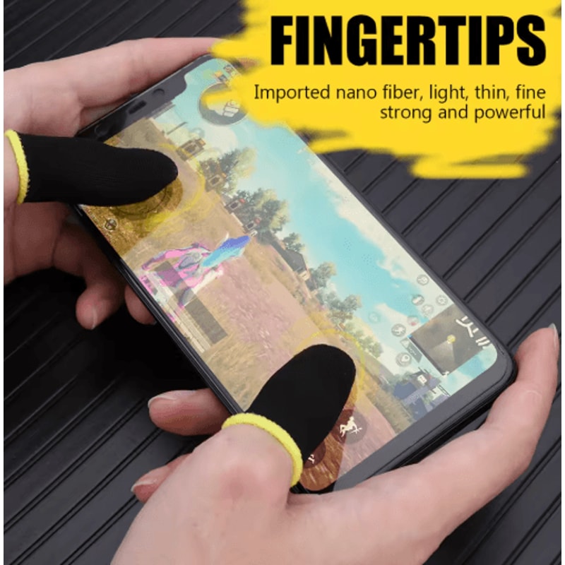 Luminous Gaming Finger Sleeves For PUBG Mobile Touchscreen Play 2040 PCS 9