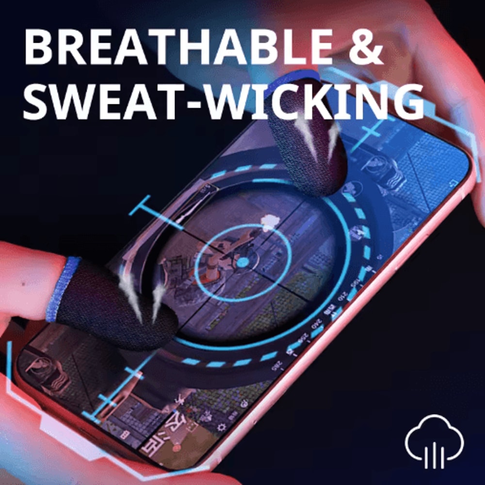 Luminous Gaming Finger Sleeves For PUBG Mobile Touchscreen Play 2040 PCS 11