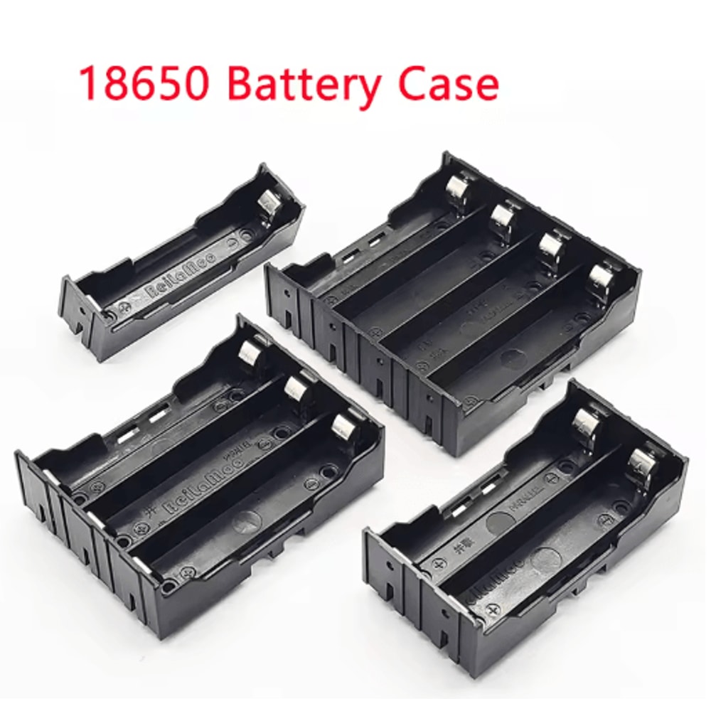DIY ABS 18650 Battery Storage Case With Hard Pin 14 Slot Options 9