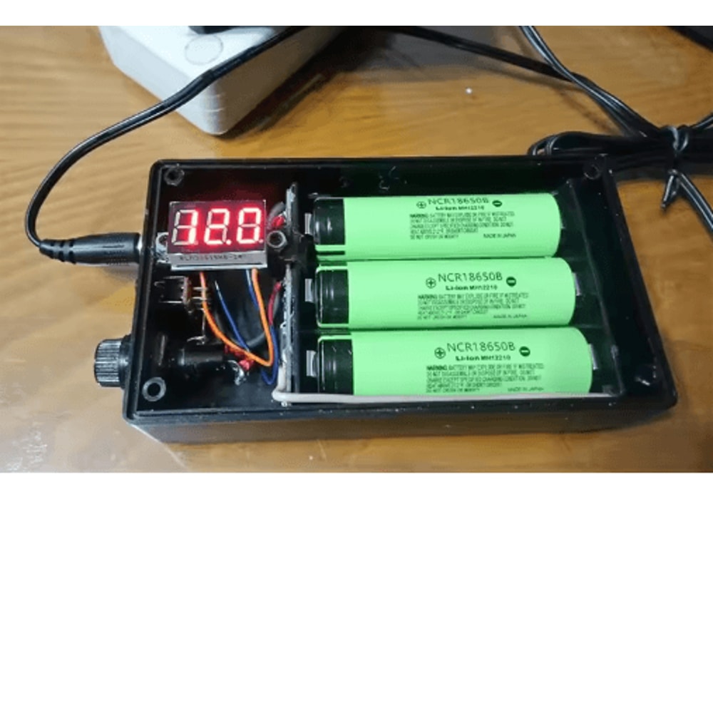 DIY ABS 18650 Battery Storage Case With Hard Pin 14 Slot Options 0