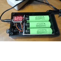 diy abs 18650 battery storage case with hard pin (1–4 slot options)
