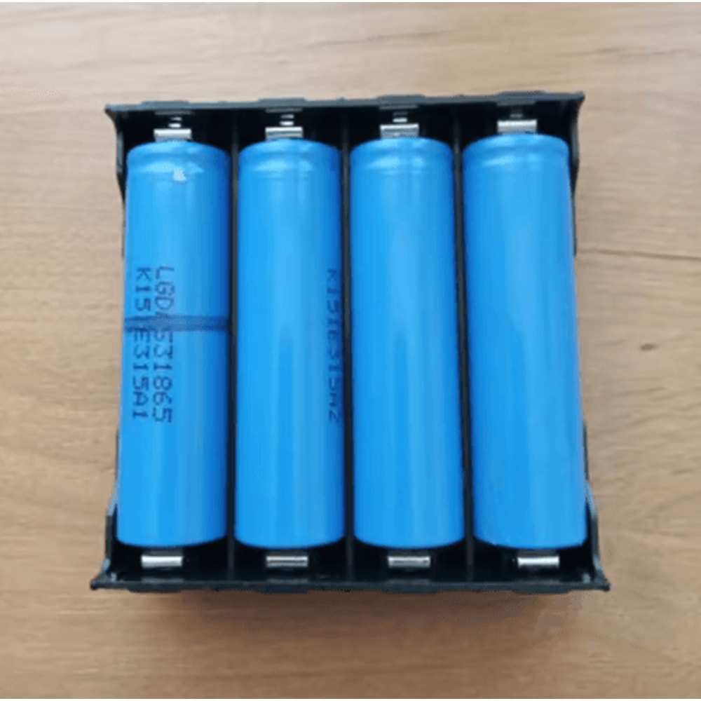 DIY ABS 18650 Battery Storage Case With Hard Pin 14 Slot Options 7