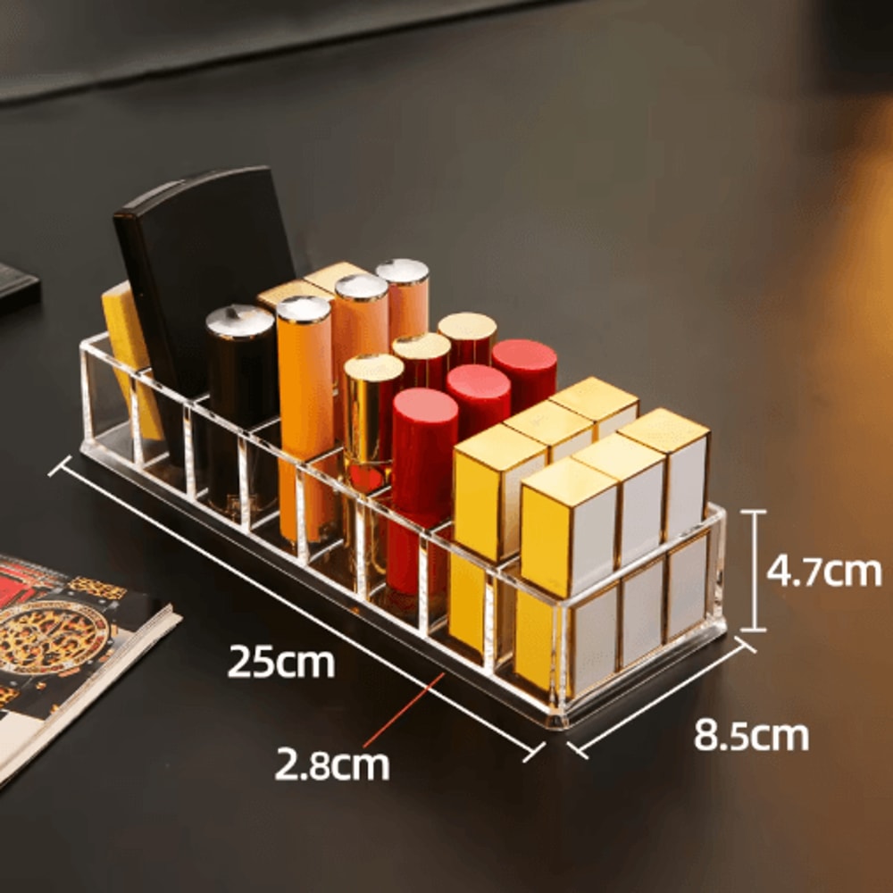 8Cell Cosmetic Storage Box Powder Lipstick Nail Polish Organizer 4