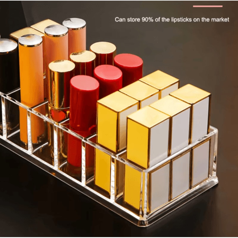 8Cell Cosmetic Storage Box Powder Lipstick Nail Polish Organizer 5