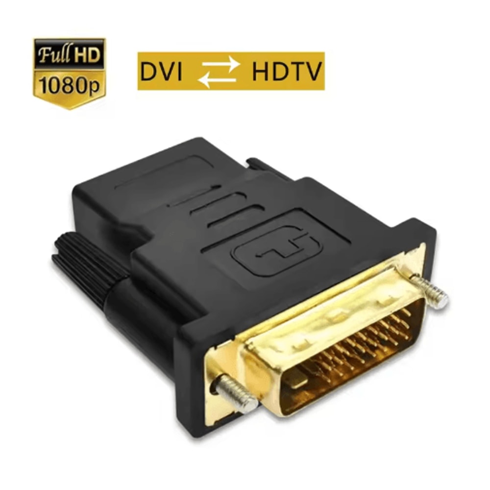 1080P DVI To HDMI BiDirectional Adapter Cable DVI 241 Male To HDMI Female 0