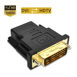 1080p dvi to hdmi bi-directional adapter cable (dvi 24+1 male to hdmi female)