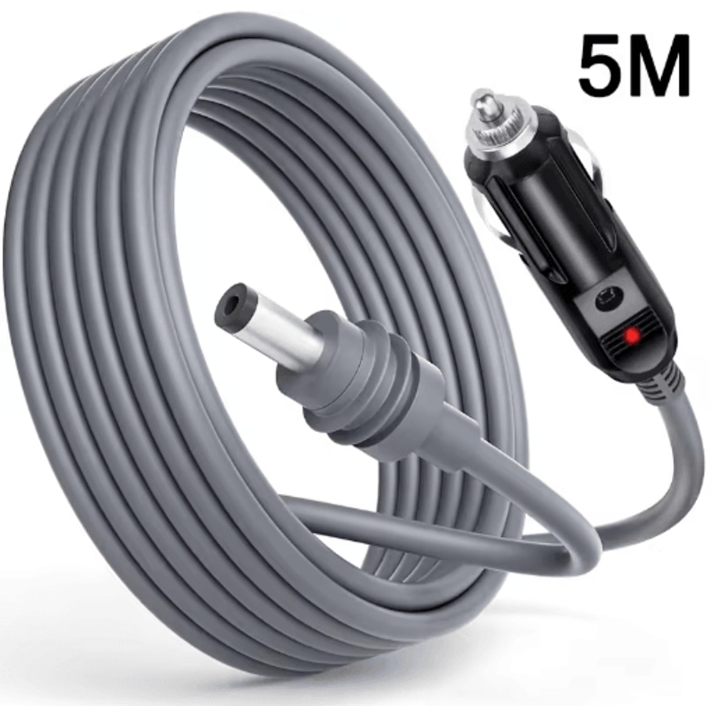 Starlink Mini 12V DC Power Cable Direct Cigarette Lighter Adapter 16FT 5M Waterproof 1