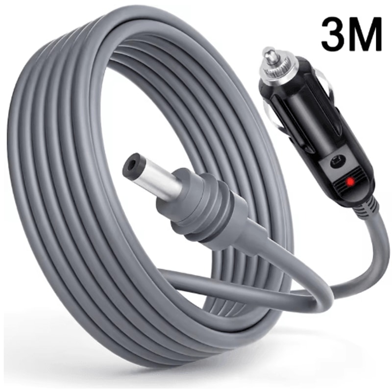 Starlink Mini 12V DC Power Cable Direct Cigarette Lighter Adapter 16FT 5M Waterproof 2