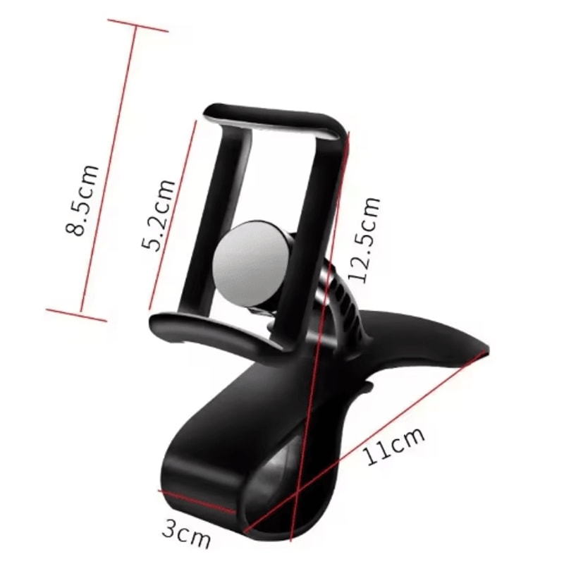 360 Rotating Universal Car Phone Holder Dashboard Mount Clip For Smartphones 1