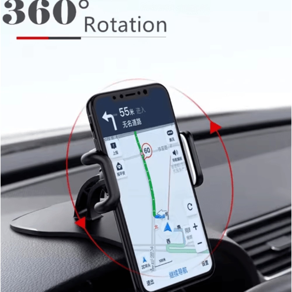 360 Rotating Universal Car Phone Holder Dashboard Mount Clip For Smartphones 5