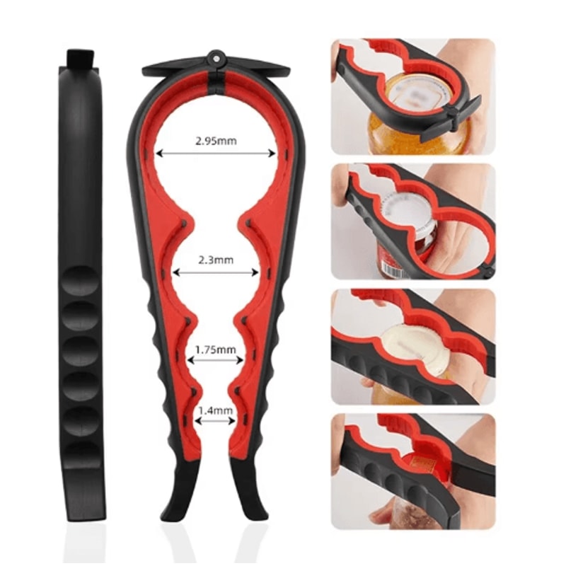 4in1 MultiFunctional Can Bottle Opener With AntiSlip Grip 6