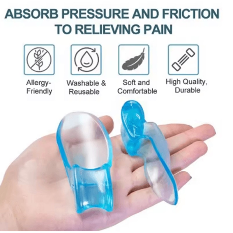 Silicone Toe Splitter Corrector For Hallux Valgus 2Piece Set 6