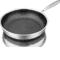 TriPly 316 Stainless Steel Honeycomb Wok Skillet WholeBody Construction For All Stoves 1