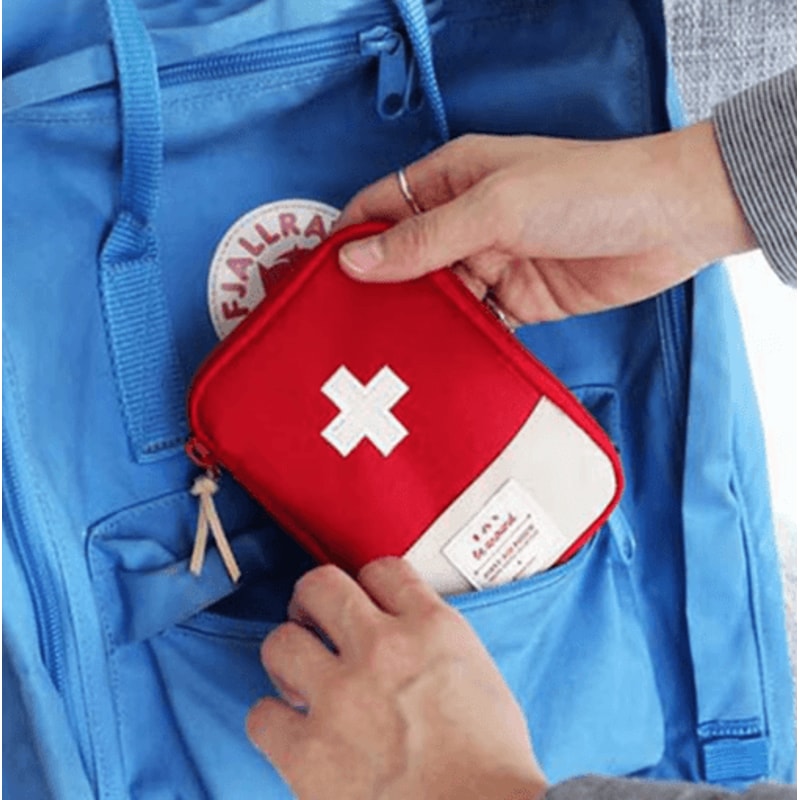 Mini Portable Medicine Bag Travel First Aid And Emergency Storage Kit 6