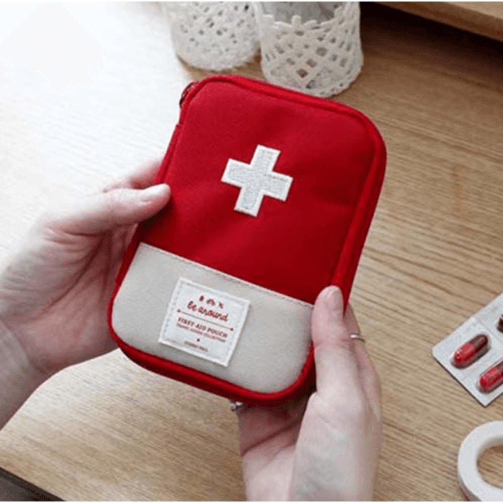 Mini Portable Medicine Bag Travel First Aid And Emergency Storage Kit 8