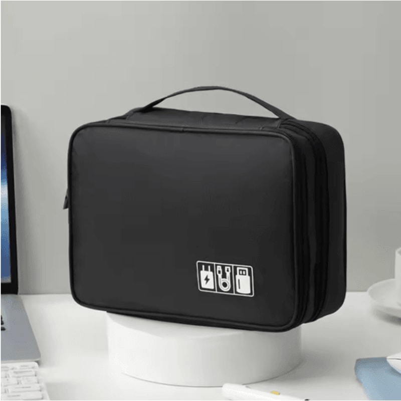 Multifunctional Digital Organizer Bag For Cables Headphones And Electronics 2