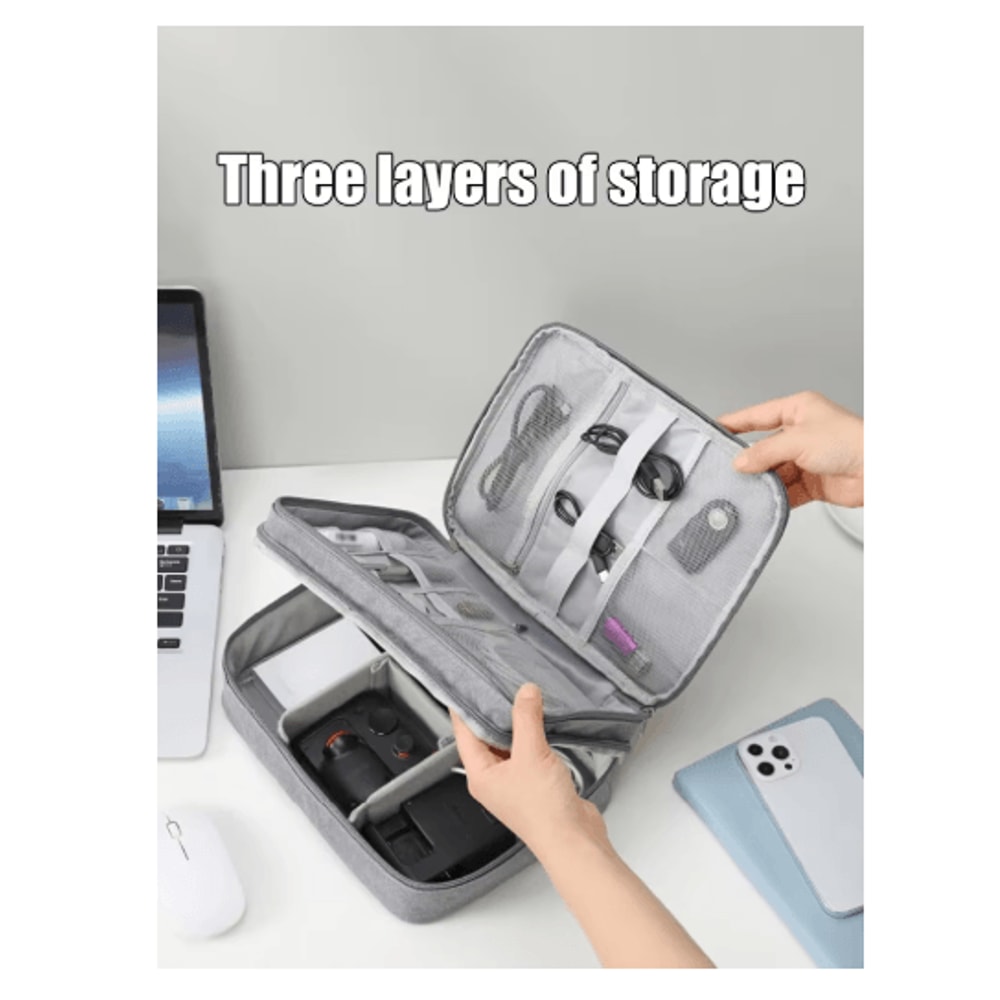Multifunctional Digital Organizer Bag For Cables Headphones And Electronics 4