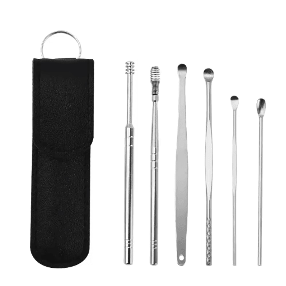 6 Piece Stainless Steel Ear Cleaner Set Precision Earwax Removal Tools 3