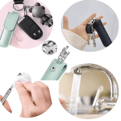 6 piece stainless steel ear cleaner set precision earwax removal tools