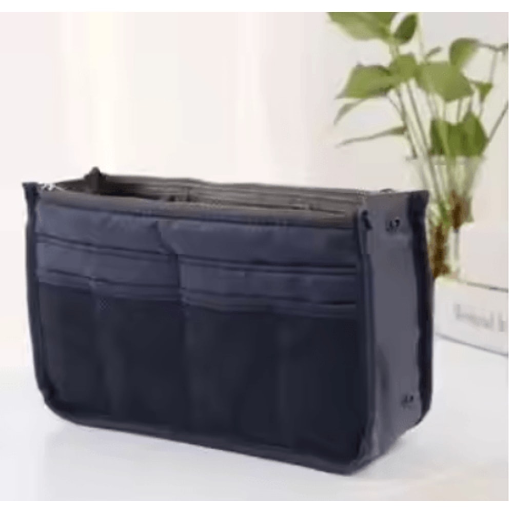 Large Capacity Multi Functional Makeup And Toiletry Bag With Double Zipper 1