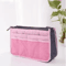 Large Capacity Multi Functional Makeup And Toiletry Bag With Double Zipper 2