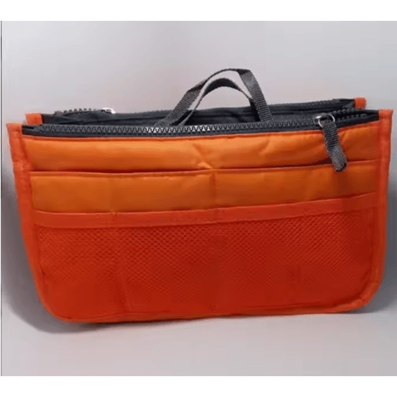 Large Capacity Multi Functional Makeup And Toiletry Bag With Double Zipper 3