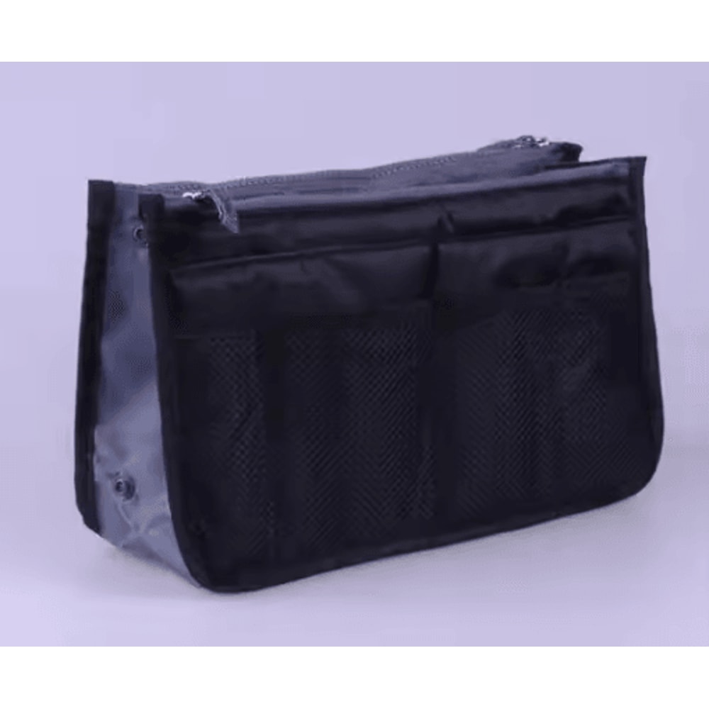Large Capacity Multi Functional Makeup And Toiletry Bag With Double Zipper 4