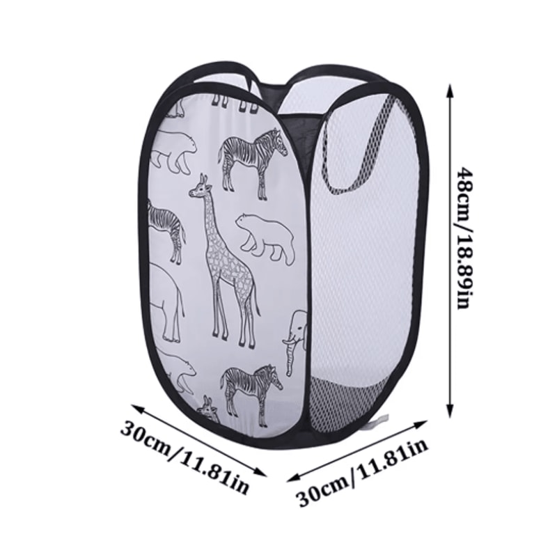 Home Laundry Storage Basket Bathroom Dirty Clothes Organizer 2