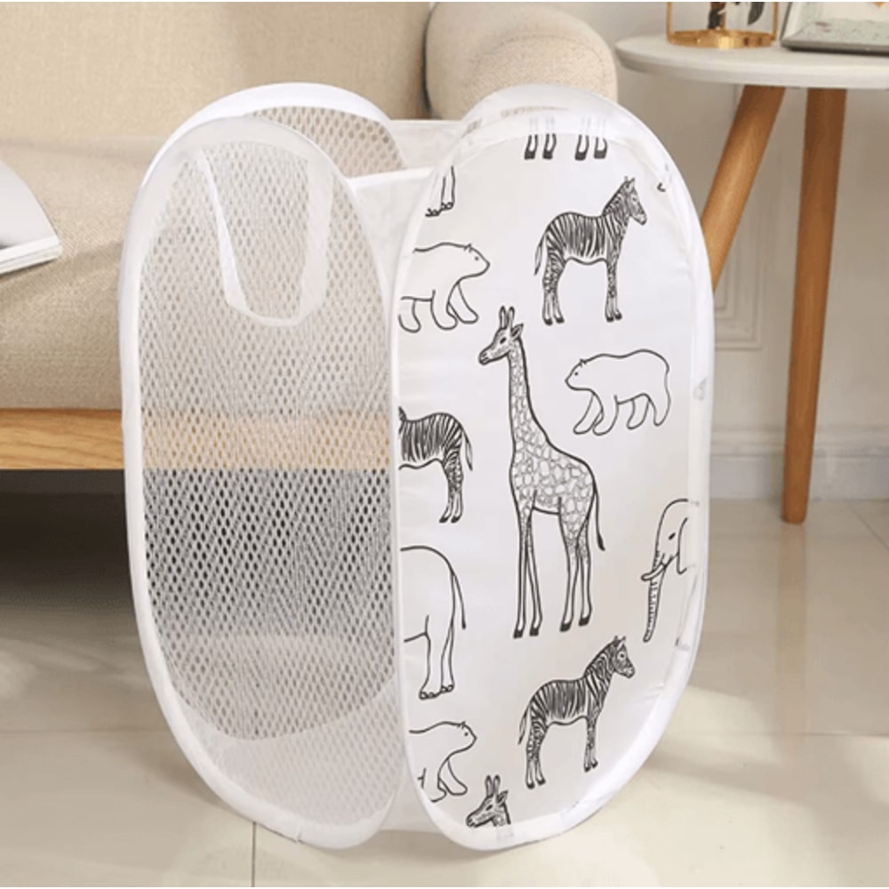 Home Laundry Storage Basket Bathroom Dirty Clothes Organizer 3