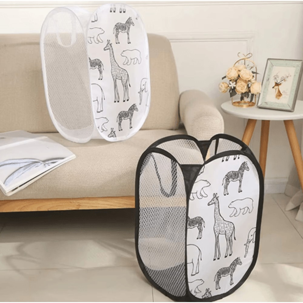 Home Laundry Storage Basket Bathroom Dirty Clothes Organizer 0