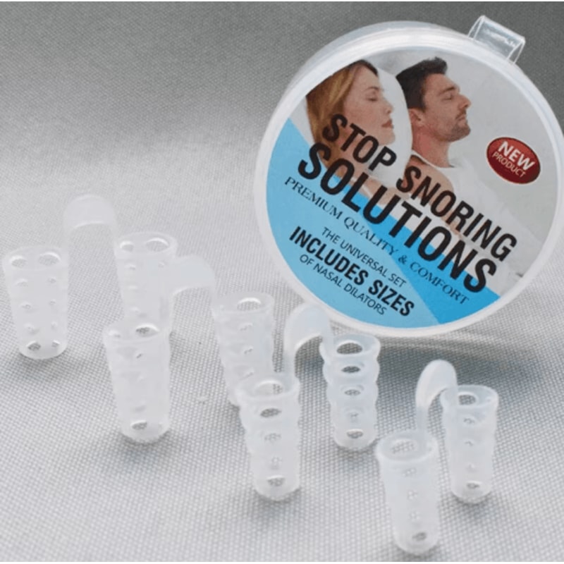 4 Piece Anti Snoring Nasal Dilator Set Easy Breathing Support For Better Sleep 4