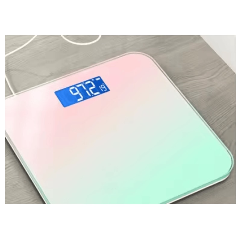 Gradient Glass Digital Weight Scale With Intelligent LCD Display 1