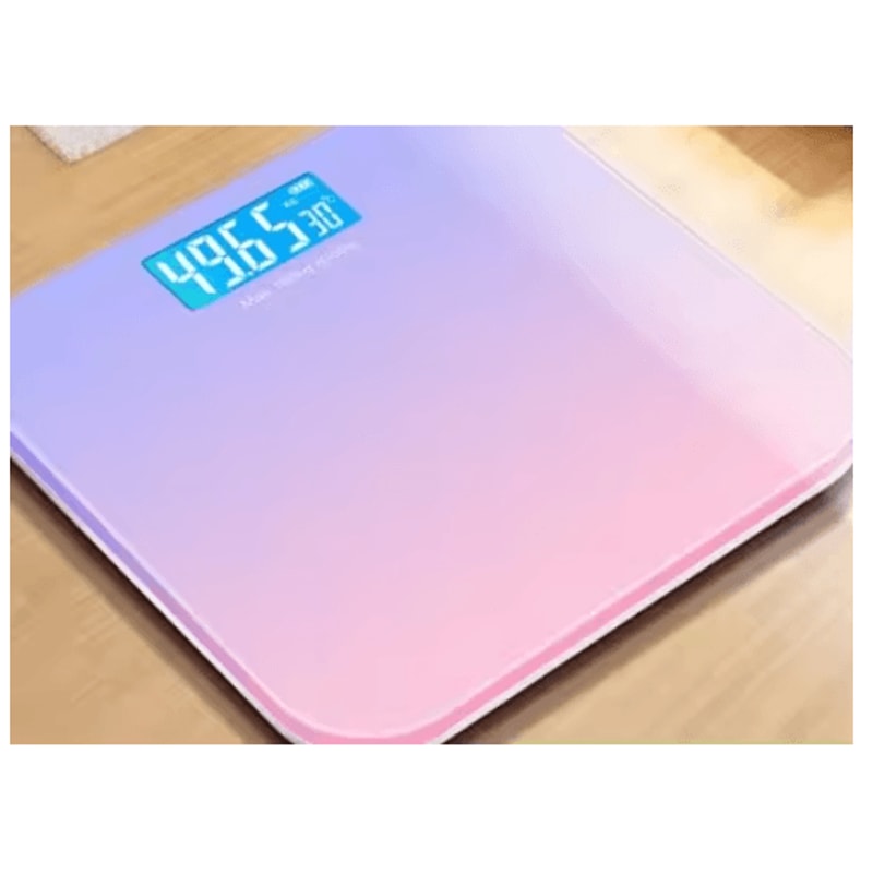 Gradient Glass Digital Weight Scale With Intelligent LCD Display 2