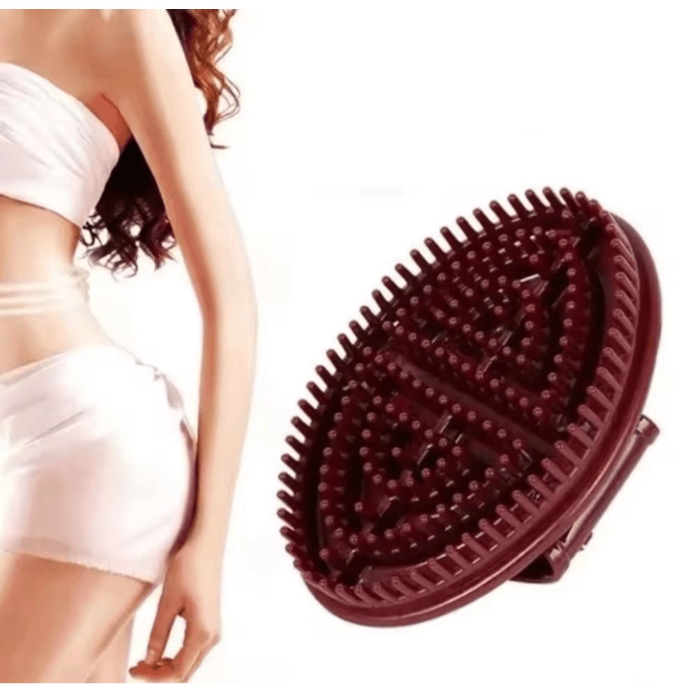 Meridian Slimming Massage Brush Five Elements Silicone Body Scraping Tool 3