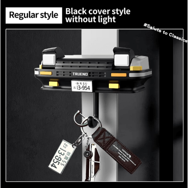 AE86 Headlight Key Holder Creative Car Hook And Wall Mount Storage Rack 4