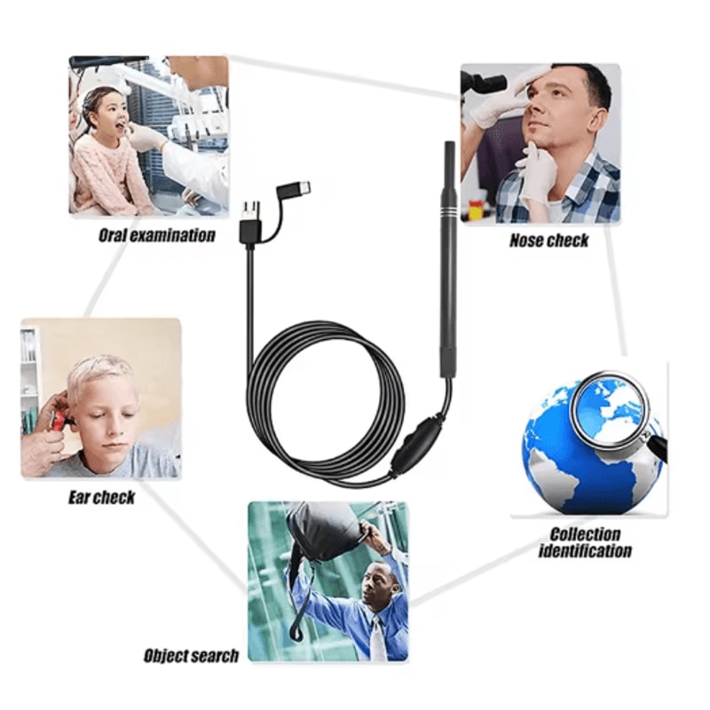 USB HD Visual Ear Cleaner Camera Intelligent Earwax Removal Tool 3