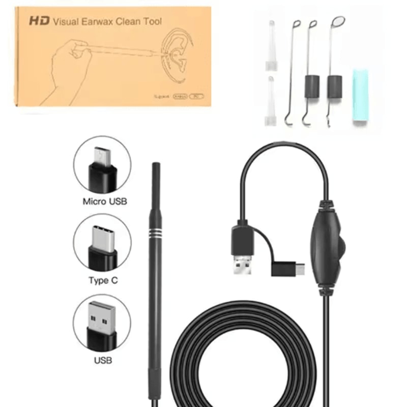 USB HD Visual Ear Cleaner Camera Intelligent Earwax Removal Tool 5