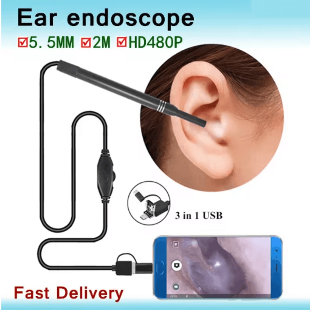 USB HD Visual Ear Cleaner Camera Intelligent Earwax Removal Tool 0