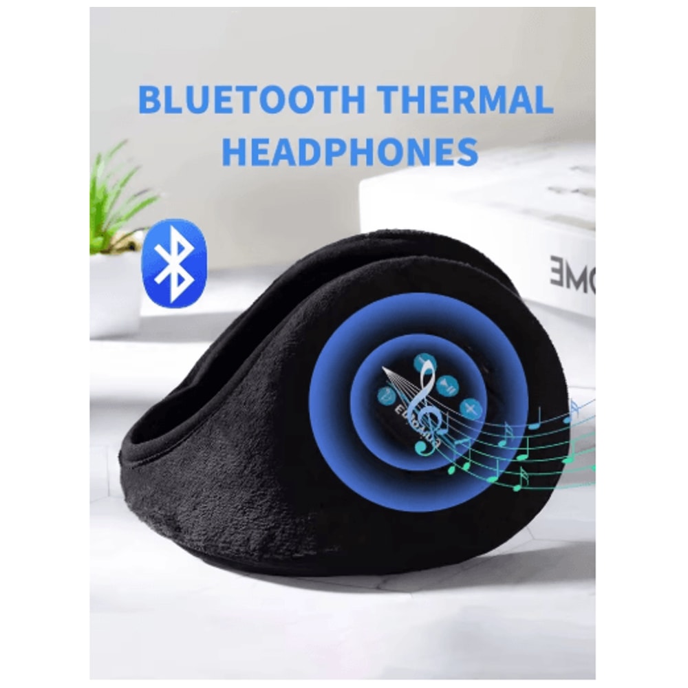 Bluetooth Music Earmuffs Wireless Winter Sports Earmuffs With Velvet Warmth 4
