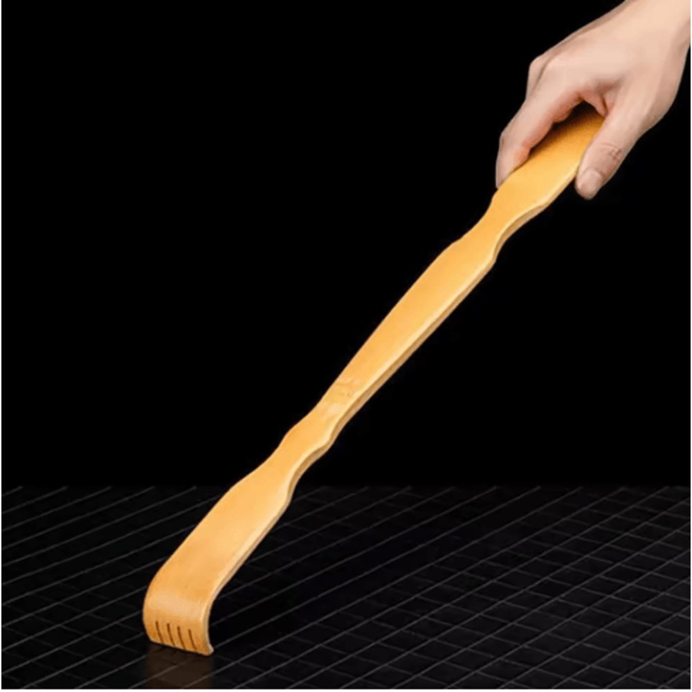 Bamboo Back Scratcher Massage Stick Long Wooden Body Scratching And Roller Aid 3