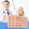 Silicone Suture Practice Skin Pad Surgical Wound Training Kit For Medical Practice 4