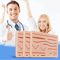 Silicone Suture Practice Skin Pad Surgical Wound Training Kit For Medical Practice 5